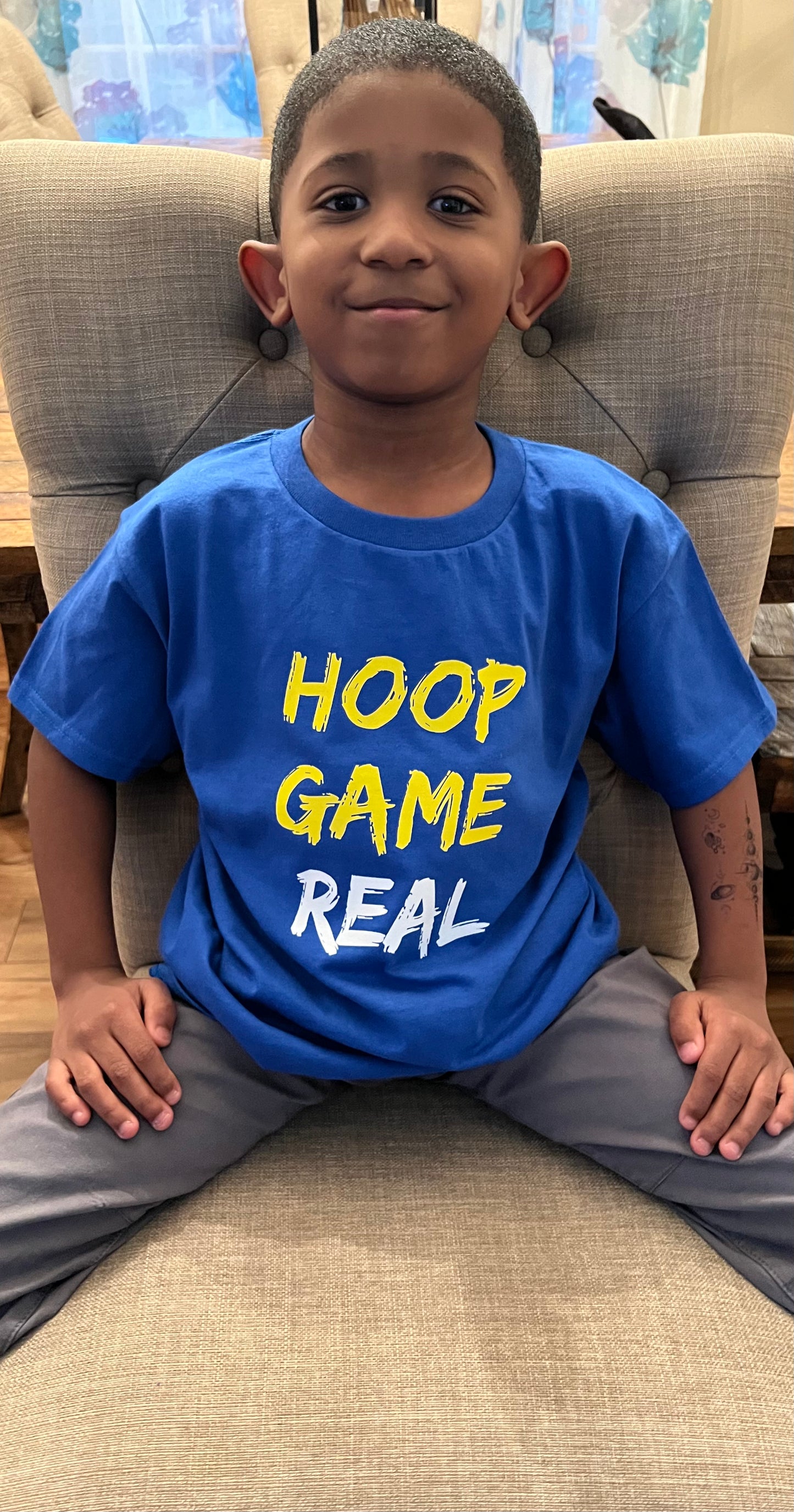 New🔥🔥Youth Short sleeve Royal blue t-shirt