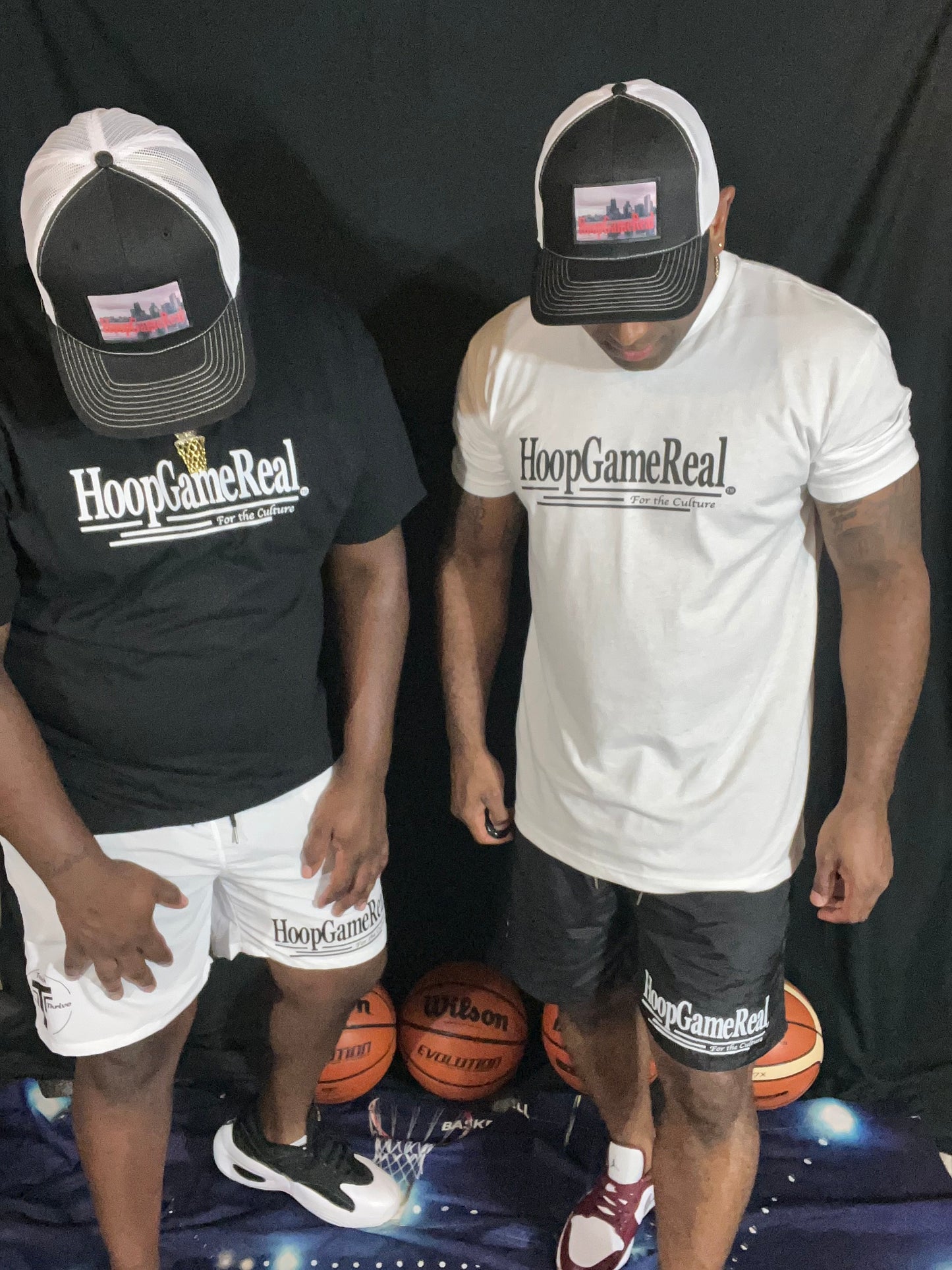 HoopGameReal white/elite shorts