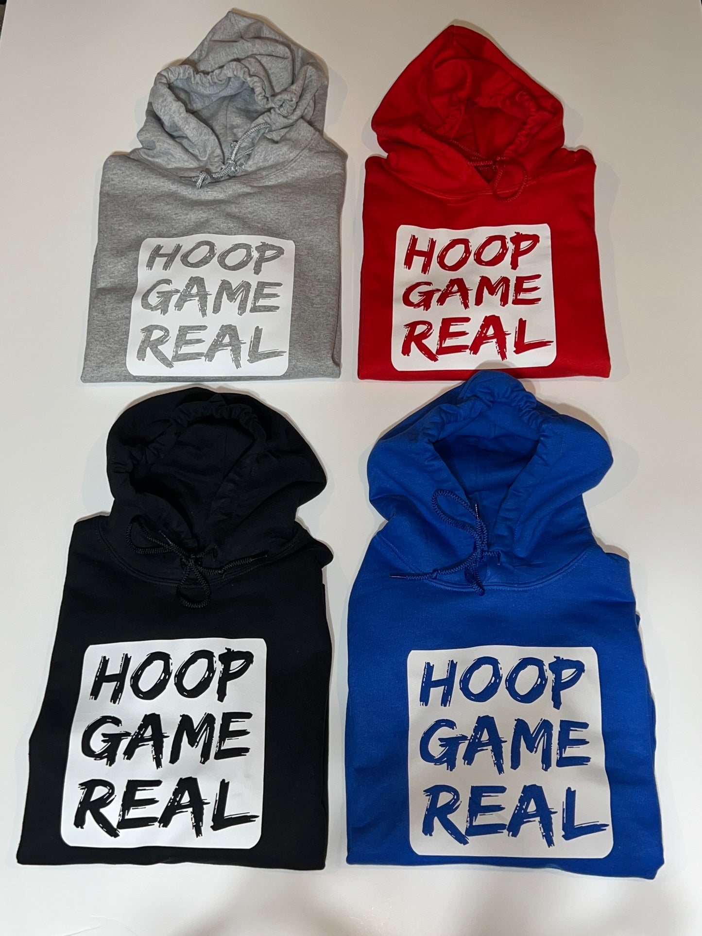 Hoodie Red/ HoopGameReal Red with Free splash T shirt (Limited Time)