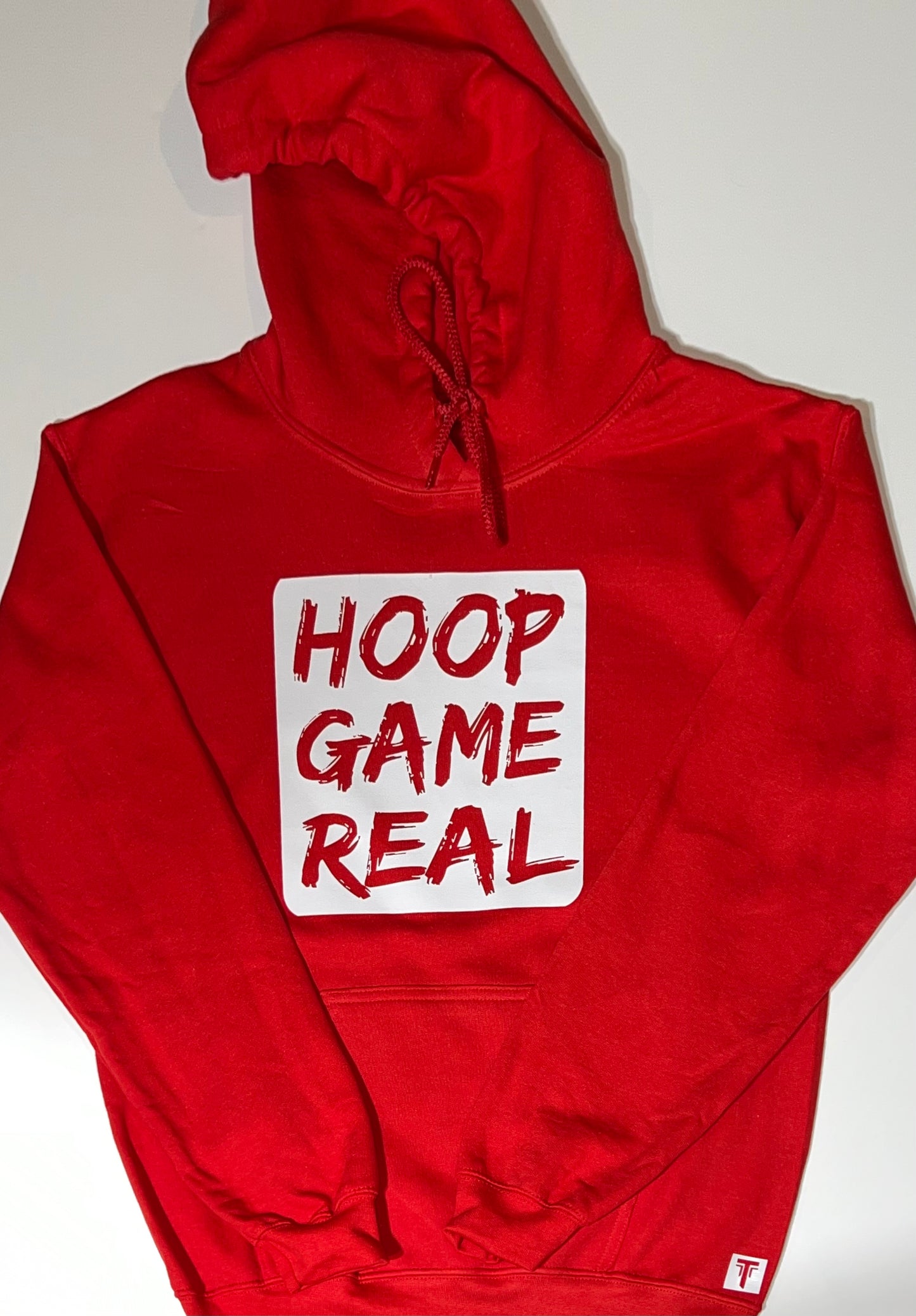 Hoodie Red/ HoopGameReal Red with Free splash T shirt (Limited Time)